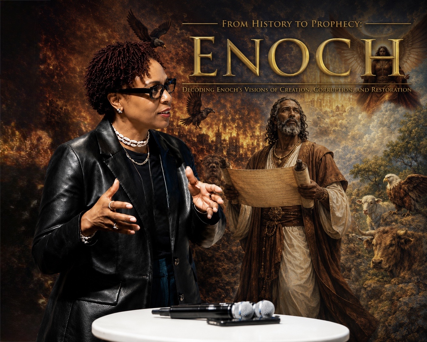 Book highlight: prophecy and study imagery from From History to Prophecy